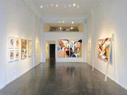 Mtendere Mandowa, Exhibition view. Courtesy of New Image Art