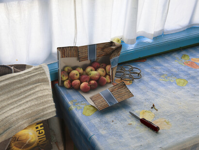 Stephen Shore, Home of Abram and Malka Dikhtayar, Bazalia, Ukraine, July 27, 2012, Chromogenic color print, 16 x 20 inches (40.6 x 50.8 cm), 20 x 24 inches (50.8 x 61 cm) paper size © Stephen Shore, courtesy 303 Gallery, New York