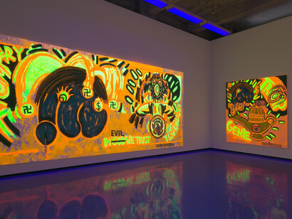 Money Shot, Exhibition view. Courtesy of Paul Kasmin Gallery