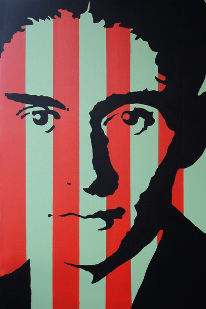 Künstlerisches Porträt von Franz Kafka