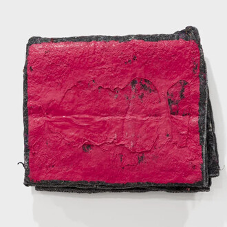 Carlos Bunga, Free standing painting # 61, 2023. Courtesy of Nara Roesler Gallery