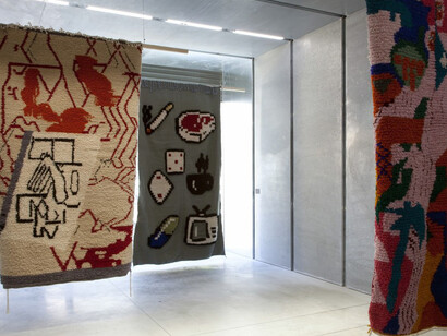 Rug Trip I: Morocco, Exhibition view. Courtesy of Plusdesign