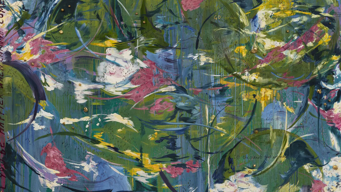 Michaela Yearwood-Dan, I rise with the sun (detail), 2026. Courtesy of Marianne Boesky Gallery