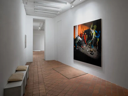 Mohamed Saïd Chair, Out of the shadows, exhibition view. Courtesy of Afikaris Gallery