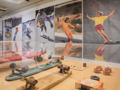 Skateboard, exhibition view. Courtesy of the Design Museum