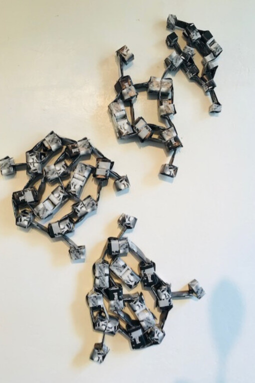 Reliefs. Courtesy of Raffaella De Chirico gallery