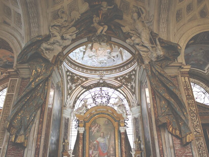 La Cappella di San Luigi in San Luigi dei Francesi, realizzata da Plautilla Bricci