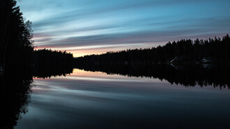 Finnish Lake Sunset