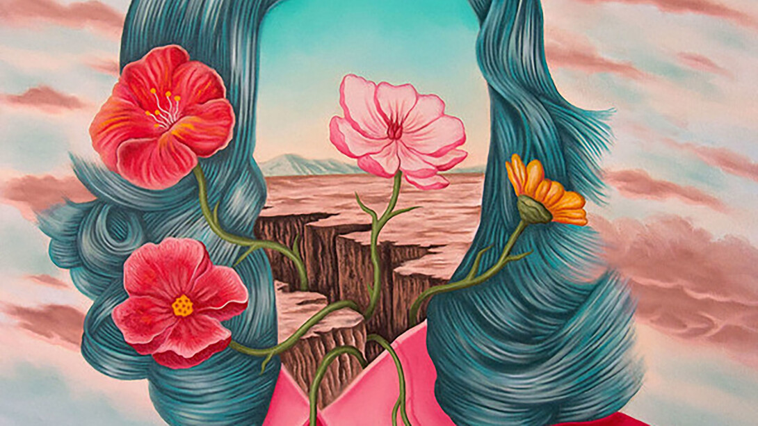 Rafael Silveira Mind the Gap, 2020, oil on canvas, 80x60cm. ©Dorothy Circus Gallery