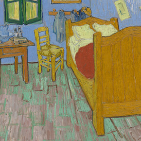 Vincent van Gogh, The bedroom, 1889. Courtesy of The National Gallery