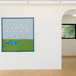 Elsa Hansen Oldham, The abbreviation of eternity, exhibition view. Courtesy of Nina Johnson Gallery