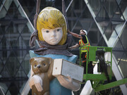 Damien Hirst, 'Charity'. Sculpture in the City 2015. Photography by Nick Turpin