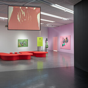 Ashley Hans Scheirl, In and out of painting, ausstellungsansicht. Mit freundlicher genehmigung von Belvedere 21