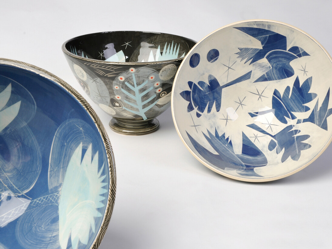 Three small salad bowls by RAMP