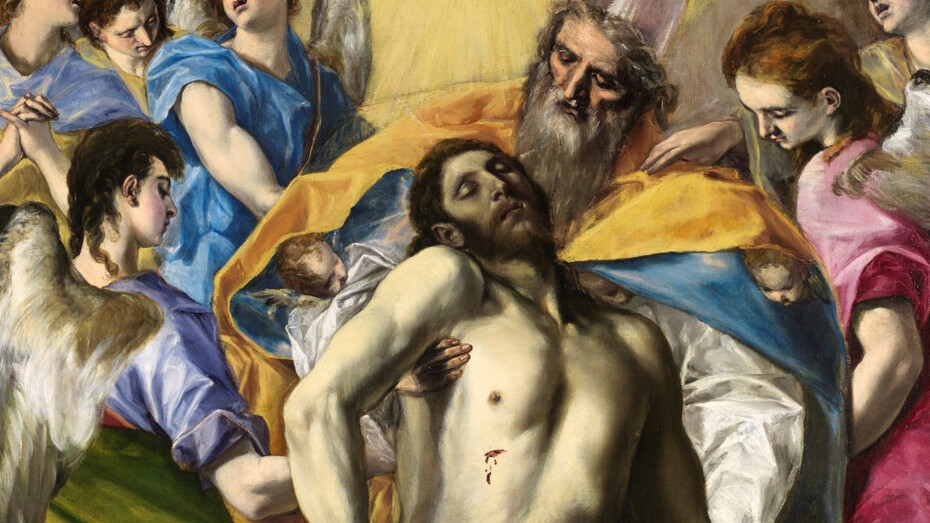 El Greco, The holy trinity, 1577-79. Courtesy of Museo Nacional del Prado