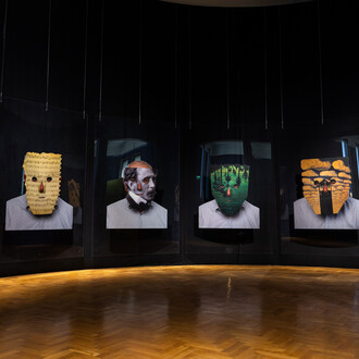 Stasys Eidrigevičius, Hommage à Čiurlionis, exhibition view. Courtesy of M. K. Čiurlionis National Museum of Art