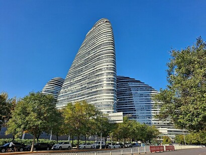 Wangjing SOHO's three interconnected towers showcase Zaha Hadid's signature architectural style in the heart of Beijing, China