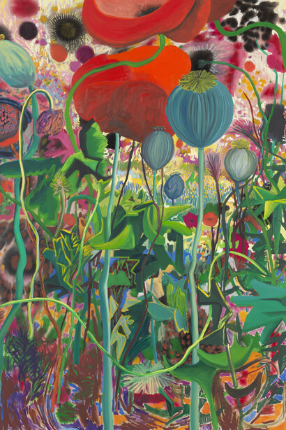 Shara Hughes, Pop, 2021. Courtesy of Museum Franz Gertsch