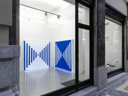 Daniel Buren. Courtesy of Buchmann Galerie