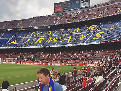 On September 13, 2014, the iconic Camp Nou stadium buzzed with excitement during a La Liga match between FC Barcelona and Athletic Bilbao, Barcelona, Spain