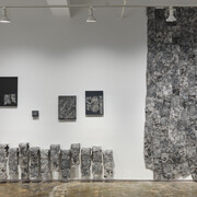 Exhibition view, Xinyi Liu, Scab, 2024, A.I.R. Gallery, Brooklyn, NY. Photography by Matthew Sherman. Courtesy of A.I.R. Gallery