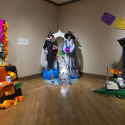 Ofrendas, celebrating el Día de muertos 2024, exhibition view. Courtesy of Detroit Institute of Arts
