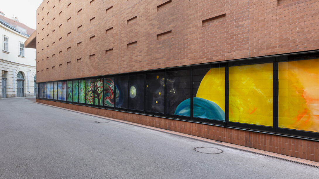 Sophie von Hellermann, Get your head around it, exhibition view. Courtesy of Kunsthalle Wien