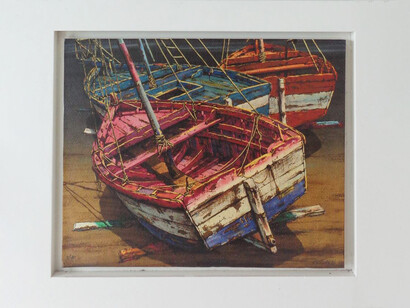 Obra 'Máncora 2', de la exposición 'Esperando el verano', de Juan Pastorelli (Fotografía de Gianmarco Farfán Cerdán)