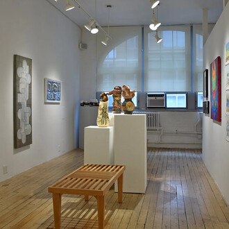Various artists, Friends family III, exhibition view. Courtesy of Carter Burden Gallery
