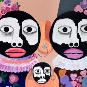 Kojo Marfo
Pillar of Hope, 2021
Acrylic on canvas
68 7/8 x 74 3/8 in
175 x 189 cm (detail)