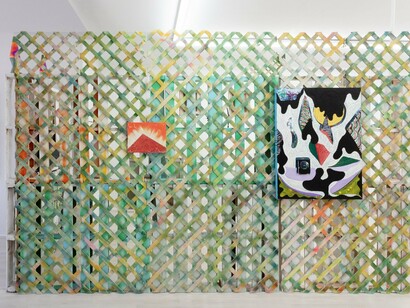 Installation View, Patrick Brennan, The Cage. Courtesy of Halsey McKay Gallery