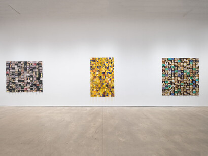 Hunter Reynolds and Dean Sameshima, Promiscuous rage, exhibition view. Courtesy of P·P·O·W