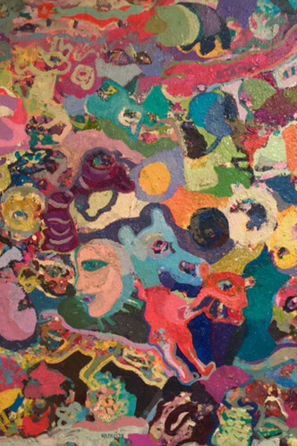 N Djuranovic, Anima Mundi, oil on canvas, 80x60