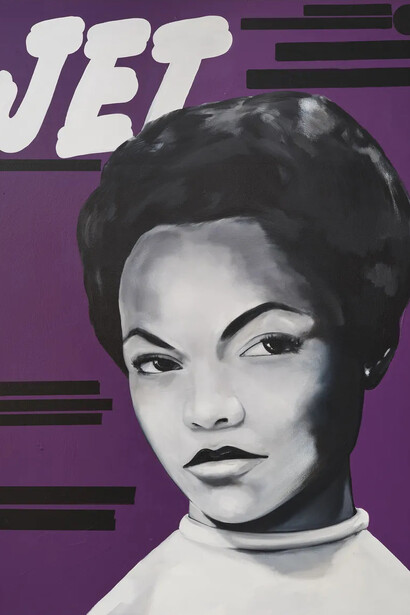 Julian V.L. Gaines, Jet black.21 (Life without love) (detail), 2026. Courtesy of Cristin Tierney Gallery 