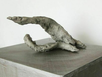 Directions 1, 2010-2013, Sculpture: 15 (h) x 33 x 15 cm, Sculpture: Silicon bronze, Base: wood