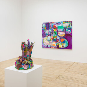 Dena Novak, Domestic saturation, exhibition view. Courtesy of Shrine 