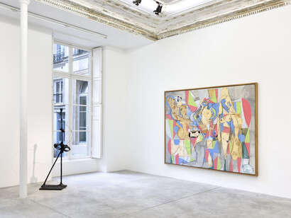 George Condo, Exhibition view. Courtesy of Galerie Almine Rech