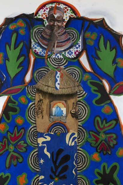 Janet Taylor Pickett, Matisse Blue Dress, 2013. Courtesy of Montclair Art Museum