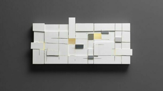 Pablo Armesto, Urbis 660, 2012, técnica mixta, 106 x 45 x 9 cm