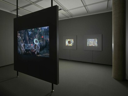 Harry Smith, Fragments of a faith forgotten, exhibition view. Courtesy of the Carpenter Center for the Visual Arts 