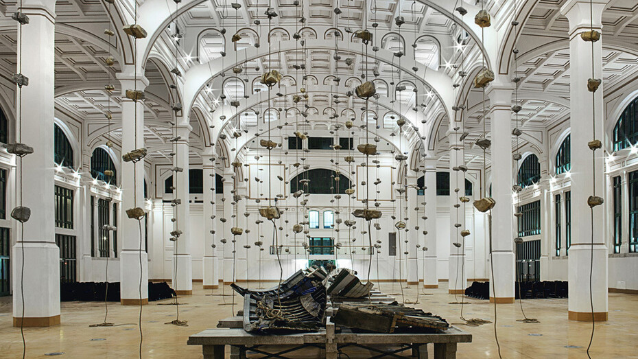 Installazione di Jannis Kounellis a Trieste
