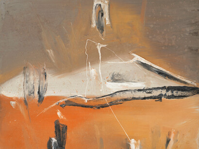 Aubrey Williams, Untitled, c. 1962. Gouache on paper, 50 x 61.5 cm. ©Aubrey Williams Estate