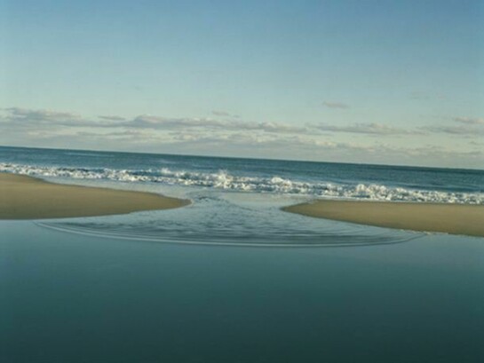 Tria Giovan, Sand Bar Wave Summer, Archival inkjet print, 30 x 40 inches