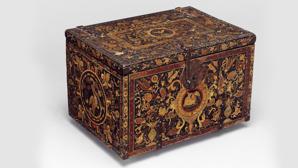 Cabinet, 1625 – 1675, Colombia. Museum no. W.5-2015. © Victoria and Albert Museum, London
Furniture, room 133, level 6, Dr. Susan Weber Gallery
