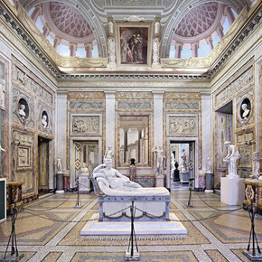 Candida Höfer, Villa Borghese Roma XIII, 2012, Lightjet print, 180 x 200 cm (70 7/8 x 78 3/4 in.), Edition of 6, © Candida Höfer, courtesy of Ben Brown Fine Arts