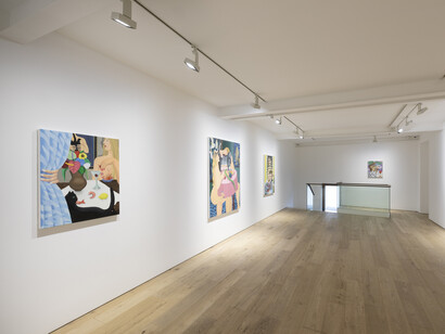 View of the exhibition “We Used to be Fish” at Perrotin Seoul © Courtesy of the artist & Perrotin