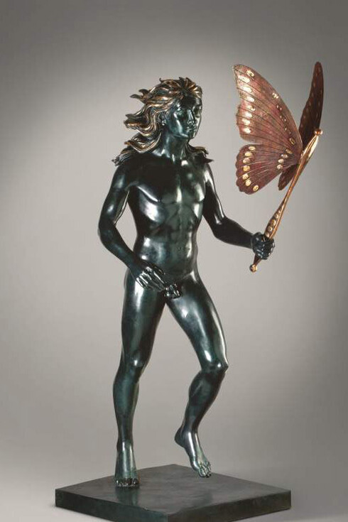 Salvador Dalí; Hombre con mariposa
