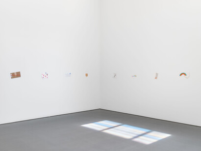 Spencer Finch, Balboa of house and garden, exhibition view. Courtesy of Lisson Gallery