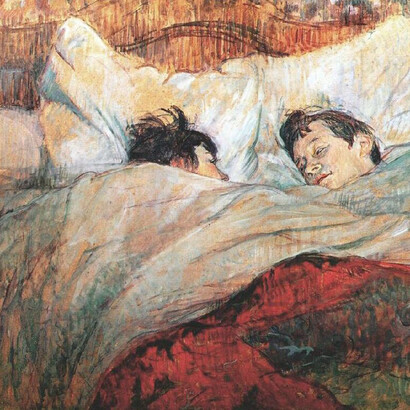 Le Lit (The Bed), by Henri de Toulouse-Lautrec, 1893.