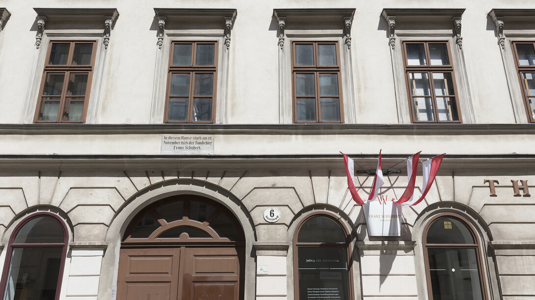 Schubert Sterbewohnung, location view. Courtesy of Musa Museum